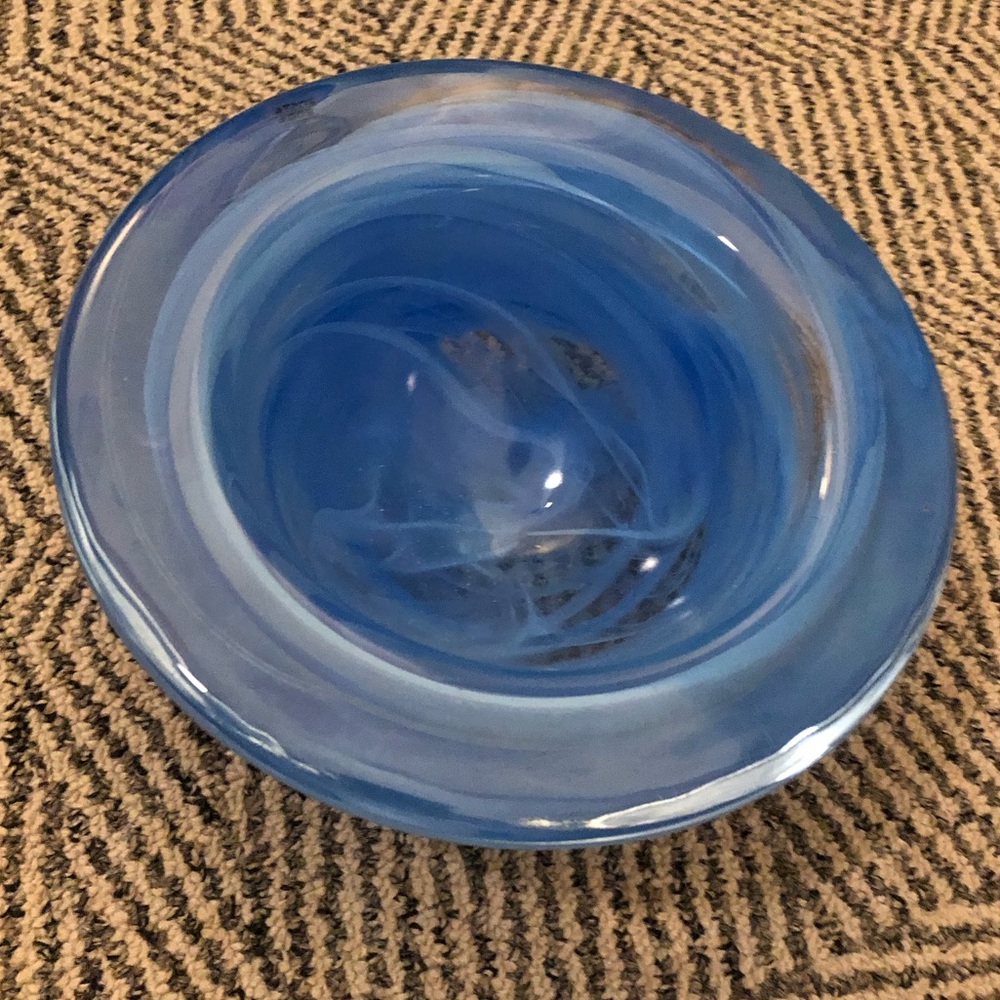 Kosta Boda Anna Ehrner Atoll blown glass bowl